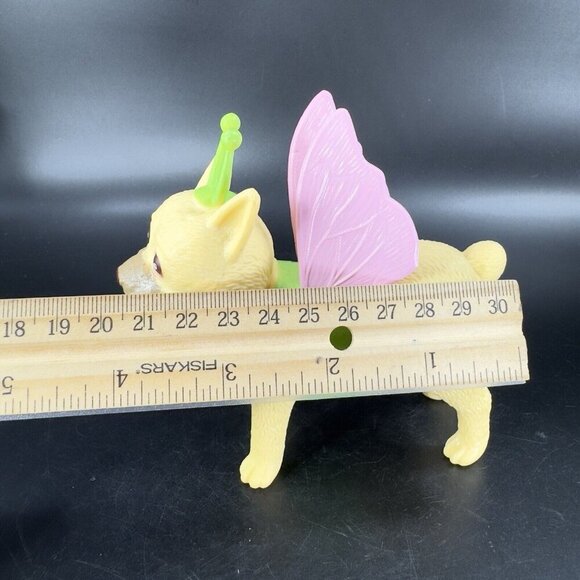 Ankyo Development Party Puppy Dog In Butterfly Costume Figurine Decor Plastic - Picture 4 of 14